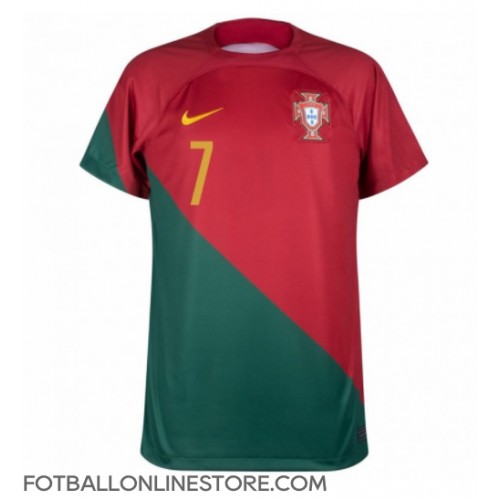 Billige Portugal Cristiano Ronaldo #7 Hjemmetrøye VM 2022 Kortermet